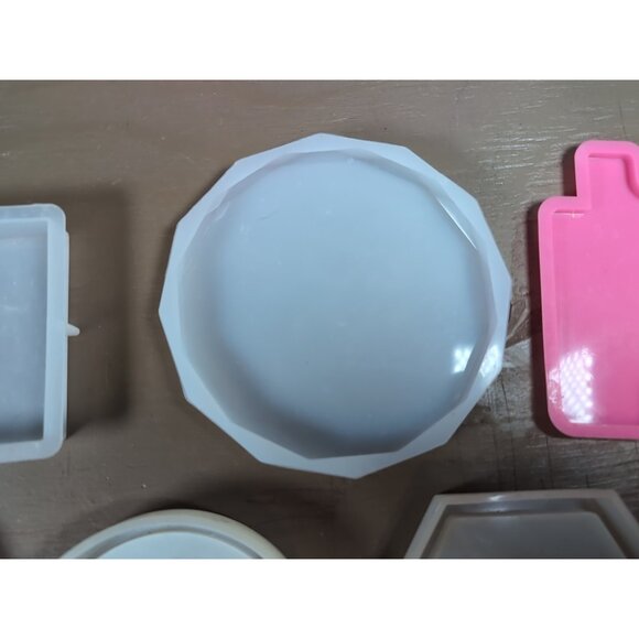 Lot of 8 Silicone Shape Molds/Moulds for Resin or Craft - Picture 8 of 9